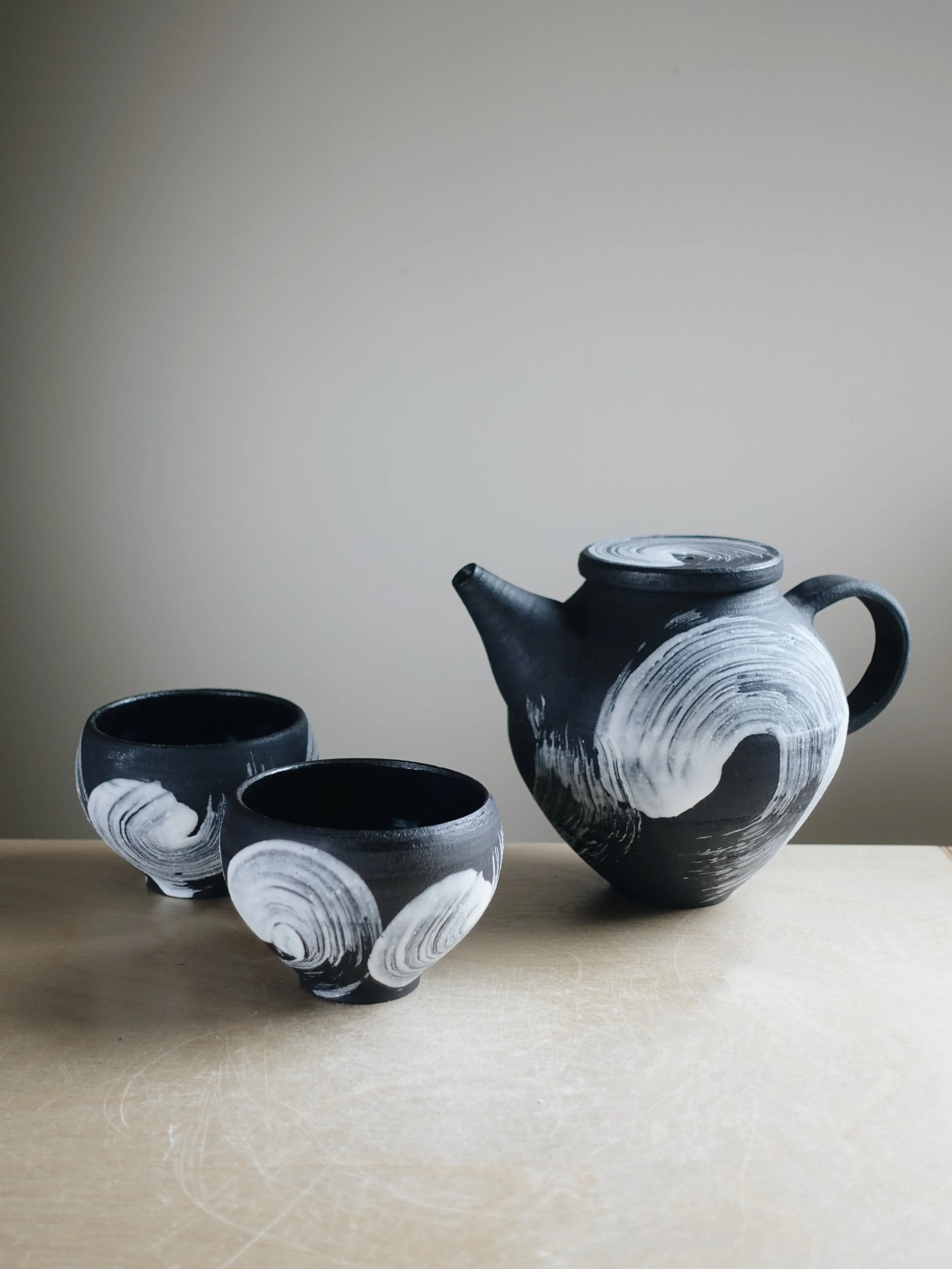 Hakeme Kyusu Teapot Set I