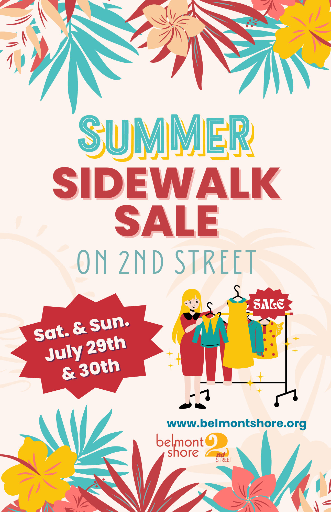 Summer Sidewalk Sale — Belmont Shore