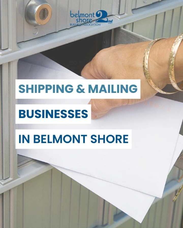 Need to ship, print, or knock out your to-do list without leaving the Shore?

Belmont Shore makes it easy with locally-owned businesses offering everything from shipping and packaging to printing and business services &mdash; all right on 2nd Street: