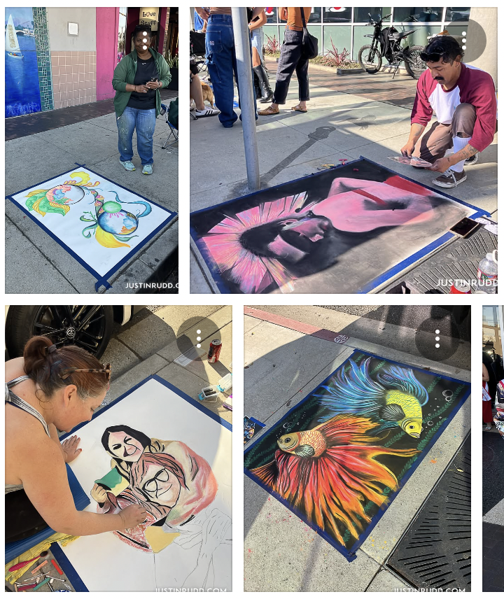 Sidewalk Chalk Art Contest