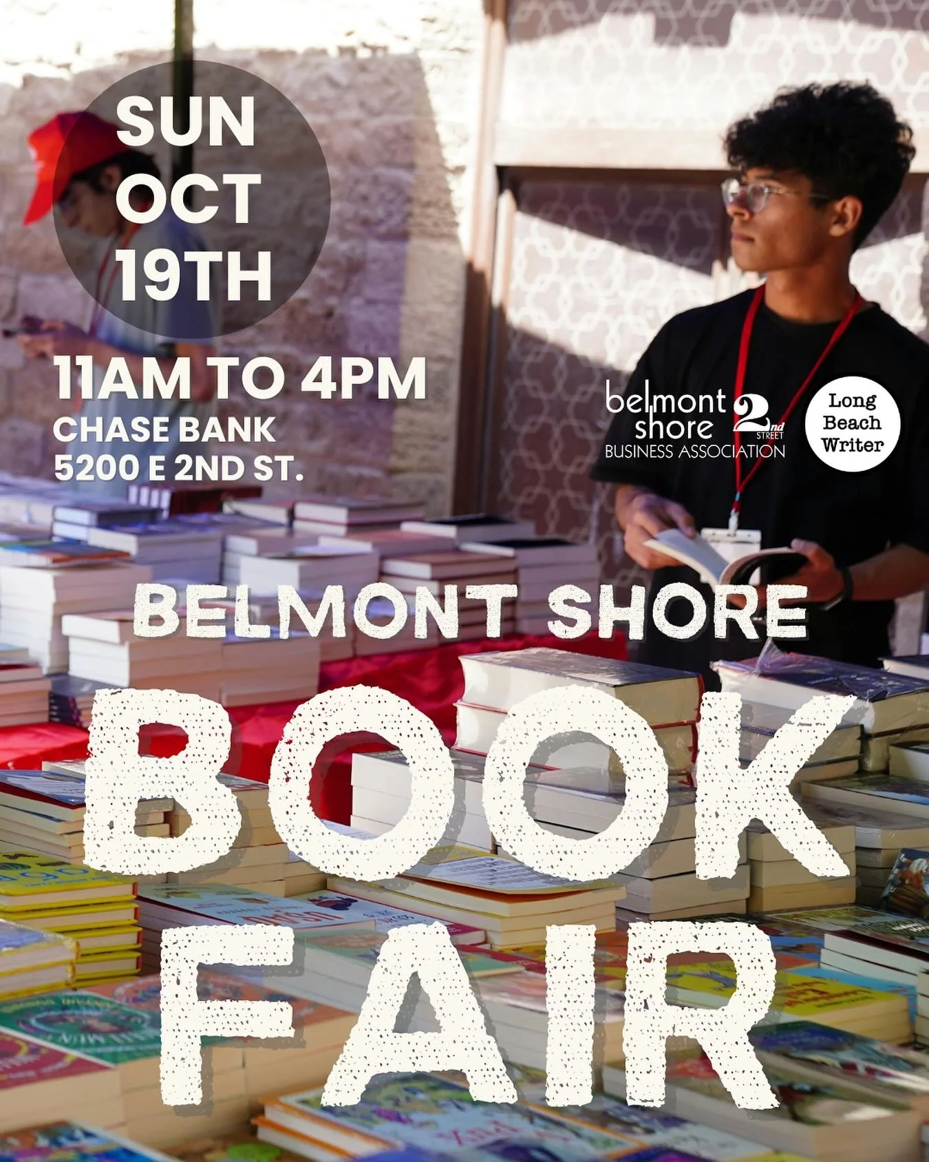 📚✨ Meet local authors, shop books in every genre, and enjoy a full day of literary magic at the Belmont Shore Book Fair &mdash; happening Sunday, October 19th, 11 AM&ndash;4 PM on 2nd Street!

This free, outdoor event brings together writers, reader