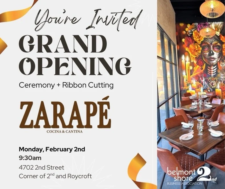 You&rsquo;ve been waiting&hellip; we&rsquo;ve been waiting&hellip;

Those beautiful tables have been perfectly set for months &mdash; and now the day has finally come!
Help us give a big Belmont Shore welcome to Zarape Cocina &amp; Cantina&nbsp;at th