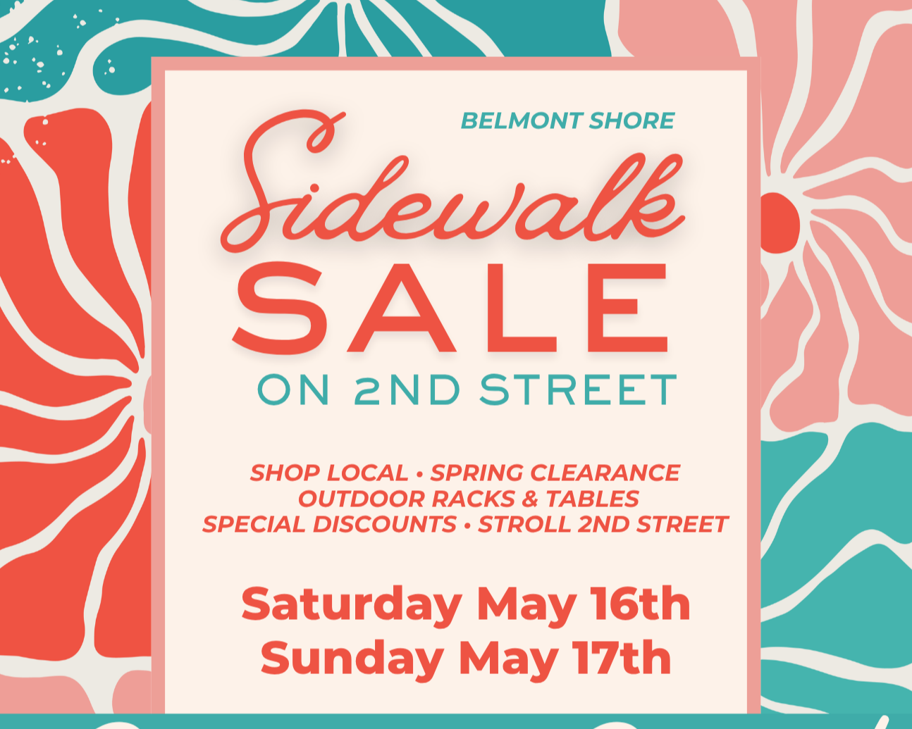 Spring Sidewalk Sale