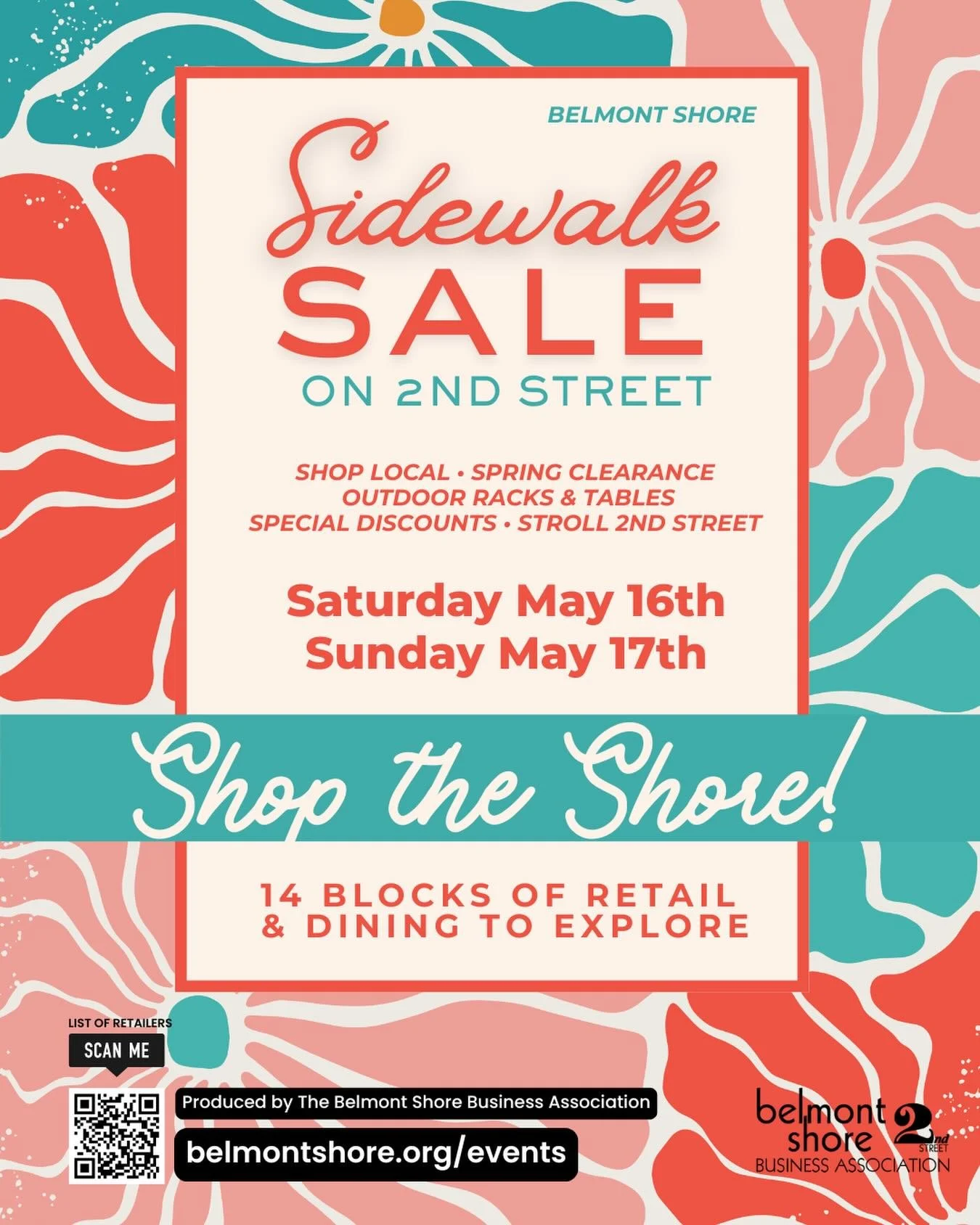 Our annual Spring Sidewalk Sale is back ☀️🛍️

And for those asking&hellip; yes, a sidewalk sale is exactly what it sounds like. Retailers bring the shopping outside&mdash;tables, racks, sale items, and good old-fashioned strolling down 2nd Street.

