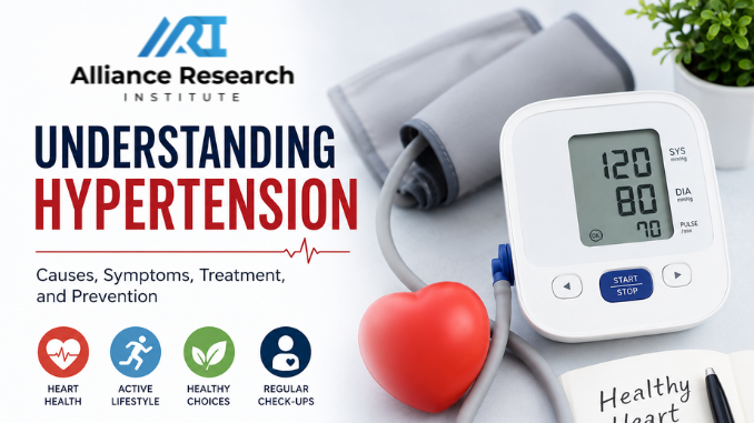 Understanding Hypertension: Causes, Symptoms, Treatment, and Prevention