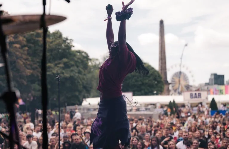 Festival season is well under way for team @rachelchinouriri - 📸 by @rorybarnes_ from @trnsmtfest last weekend.