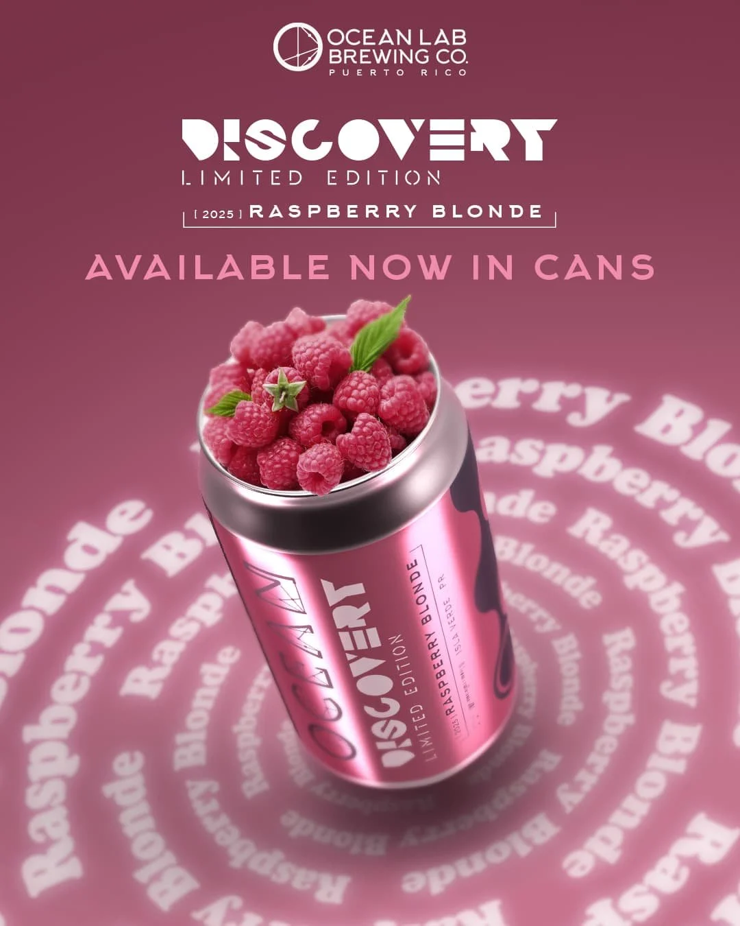 Ocean Lab Raspberry Blonde regresa en lata edición limitada