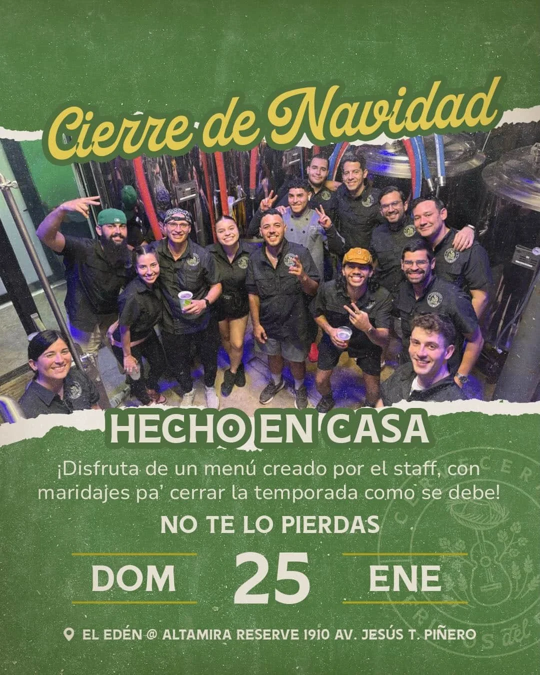 Cierre de Navidad de Cevecera Frutos del Edén