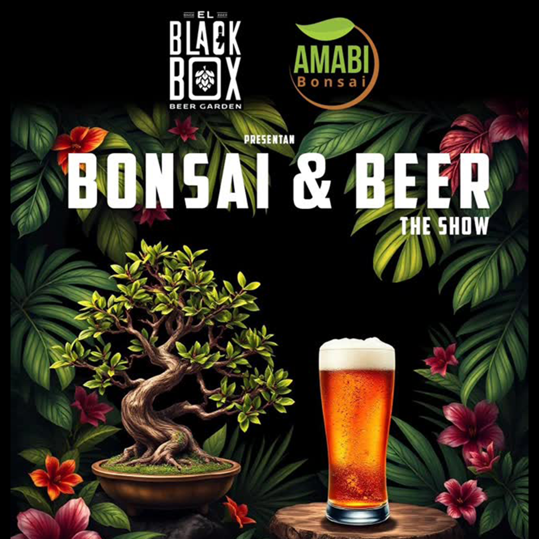Junte de bonsáis y cervezas en Blackbox Beer Garden