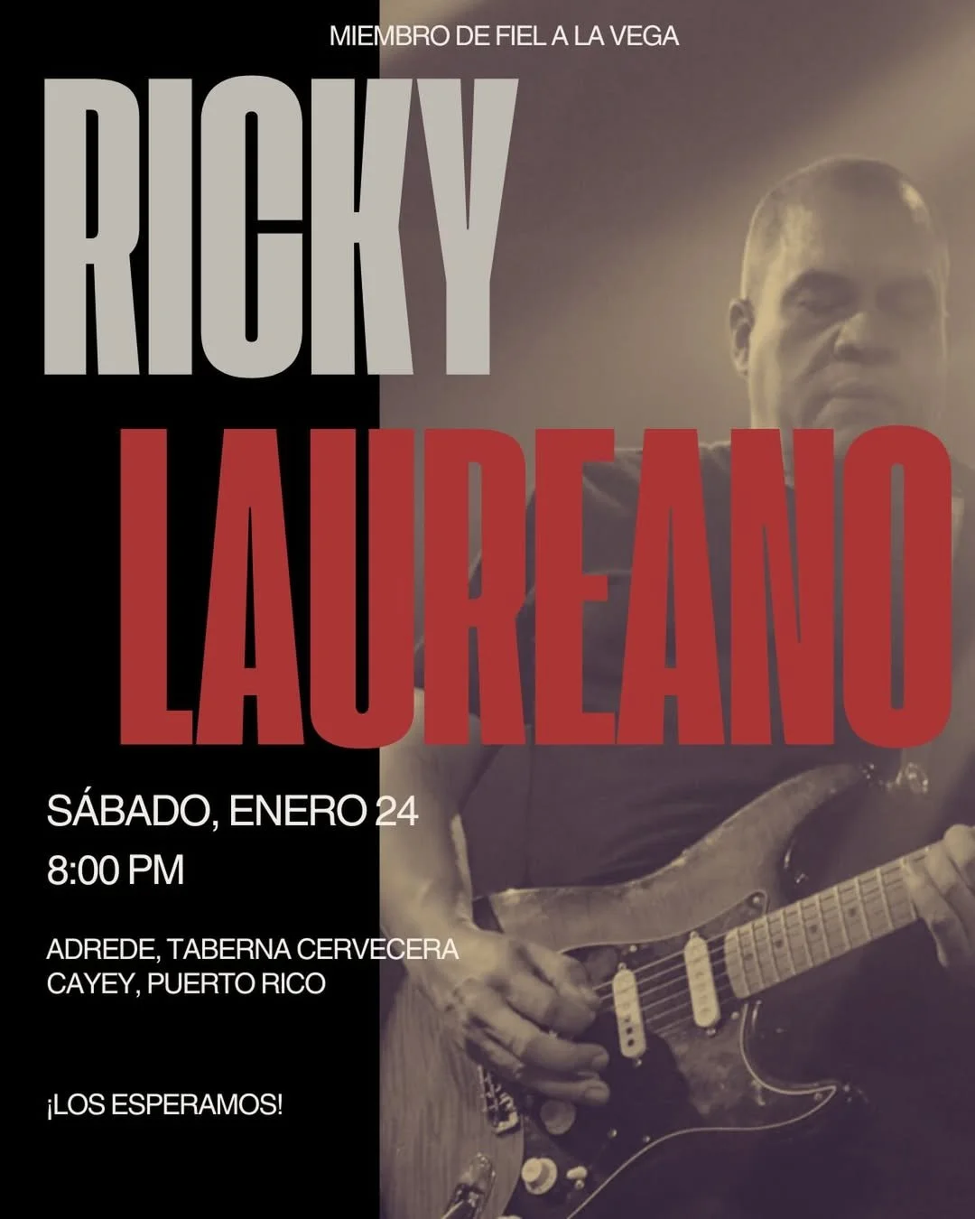 Ricky Laureano en Adrede en Cayey