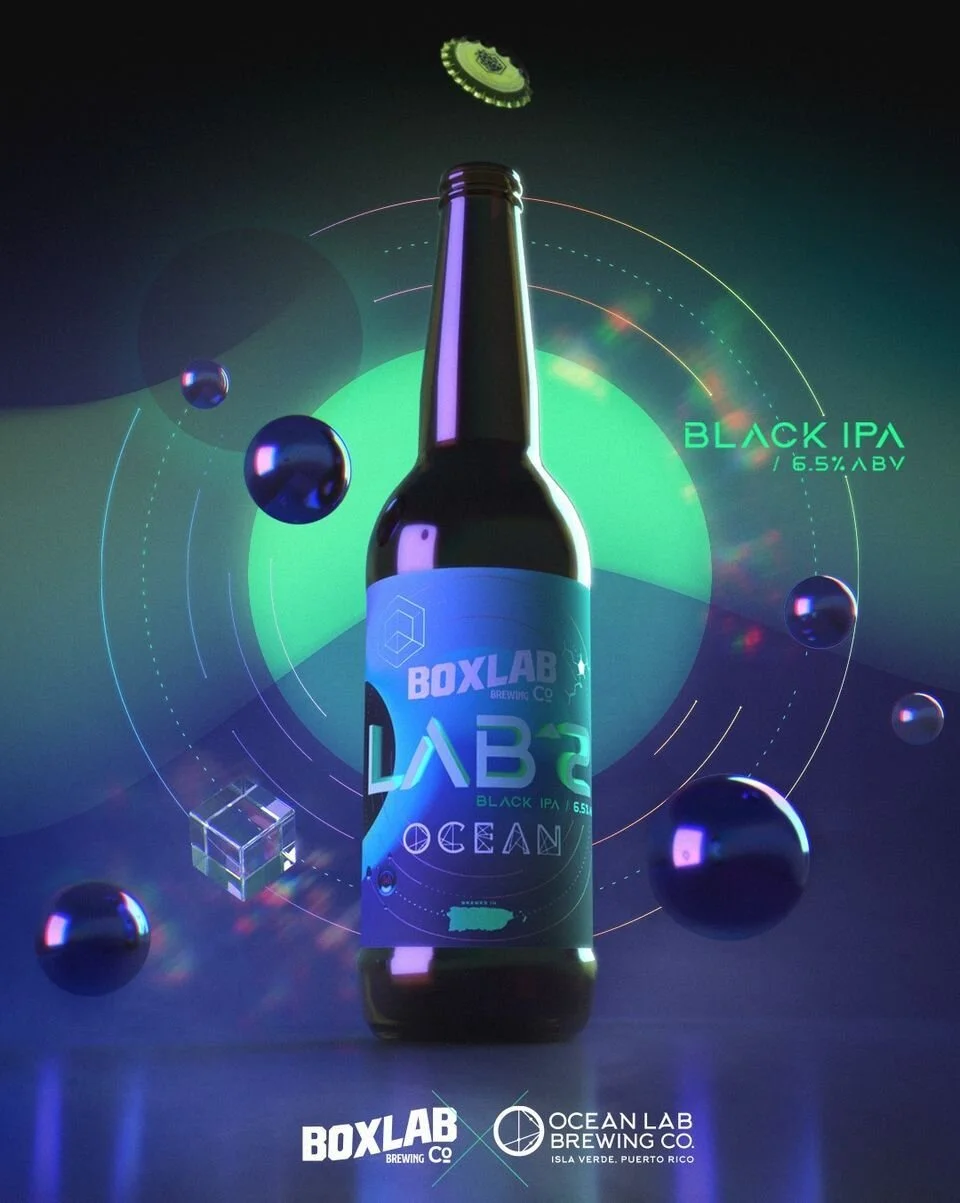 Ocean Lab Brewing de Isla Verde y Boxlab Brewing de Aguadilla se unen para lanzar nueva Black IPA