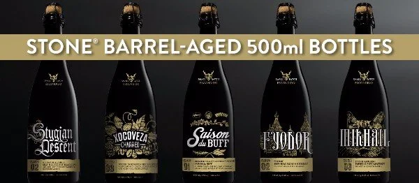 Stone anuncia su línea de cervezas añejadas en barril (Small Batch)