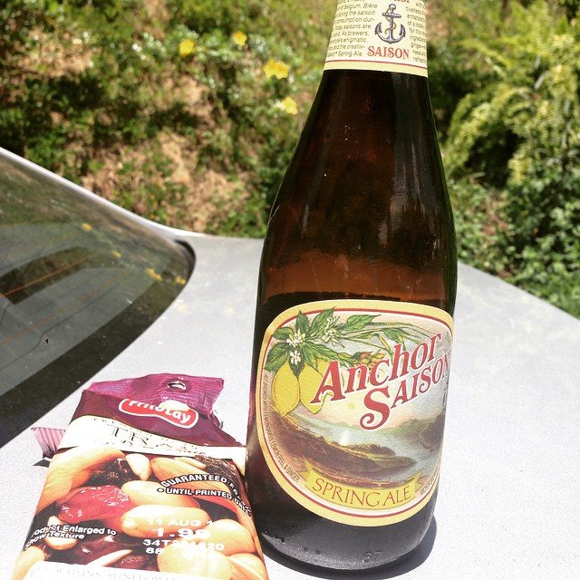 Anchor Saison Spring Ale vía @lmv30 en Instagram