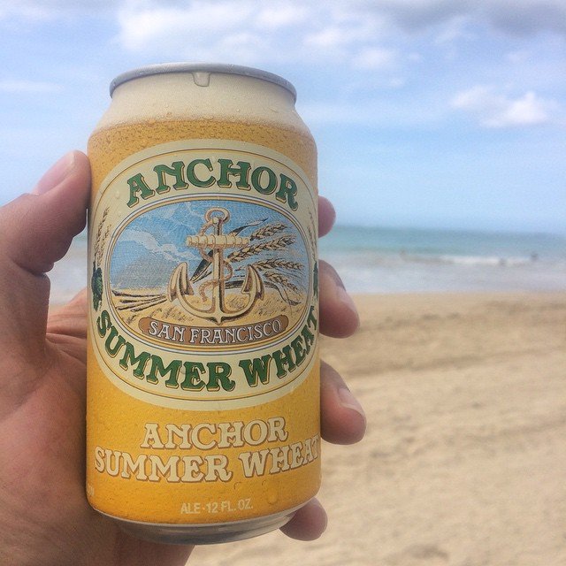 Anchor Summer Wheat vía @ramonesbrew en Instagram