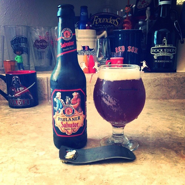 Paulaner Salvator vía @justinex69 en Instagram