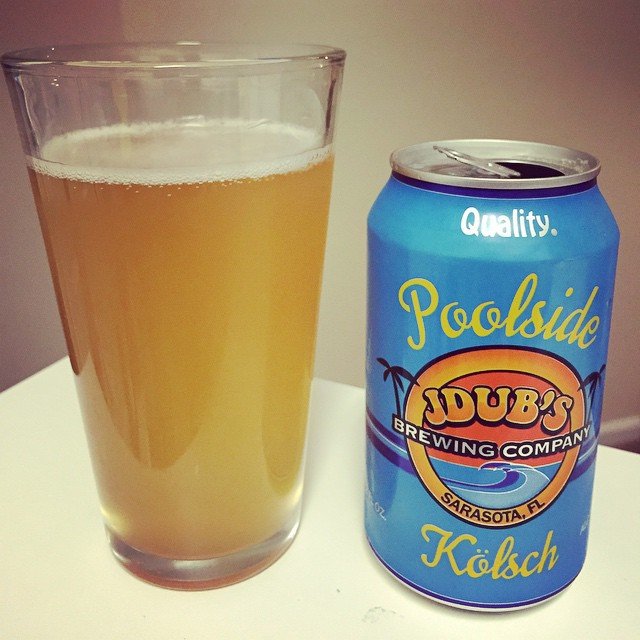 Poolside de Jdub's Brewing Company vía @mauricioh77 en Instagram