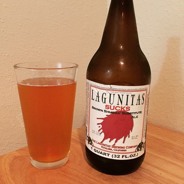 Lagunitas Sucks Brown Sugar Substitute Ale vía @mauricioh77 en Instagram