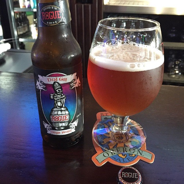 Dead Guy Ale de Rogue via @ramonjdejesus en Instagram