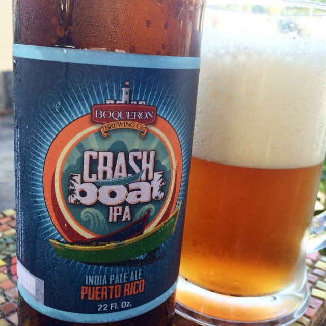 Crash Boat IPA de Boquerón Brewing vía @apaman8 en Instagram