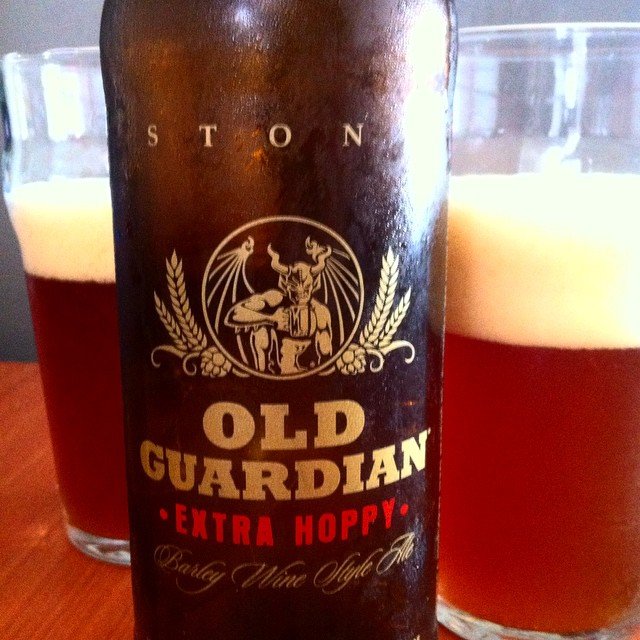 Stone Old Guardian Extra Hoppy vía @apaman8 en Instagram