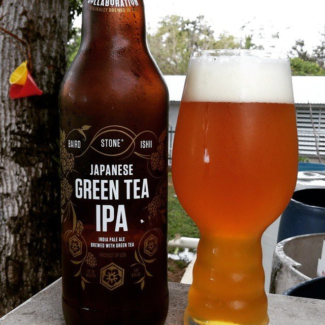 Stone Japanese Green tea IPA vía @cracker8110 en Instagram