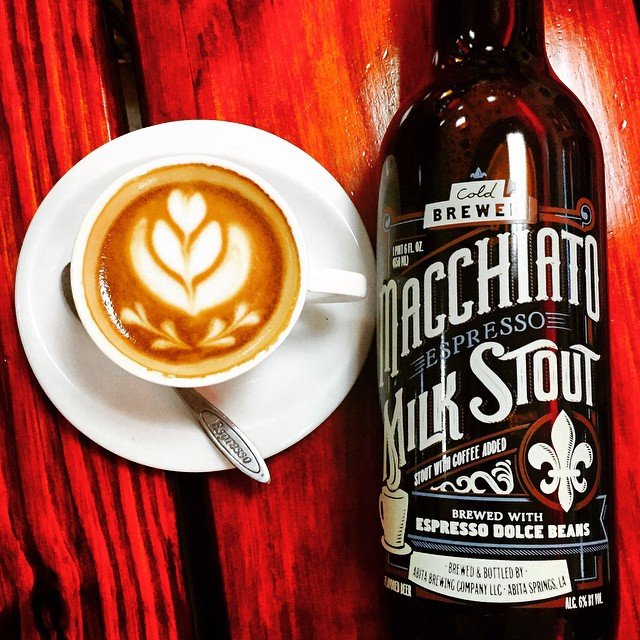 Abita Macchiato Espresso Milk Stout vía @shell65infanteria en Instagram
