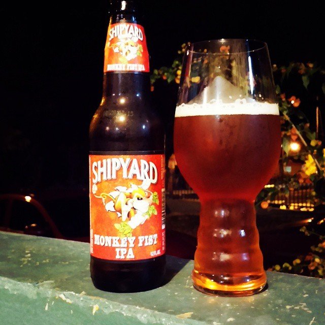 Shipyard Monkeyfist IPA vía @cracker8110 en Instagram