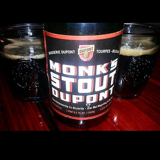 Monk's Stout de Dupont vía @valdorm en Instagram