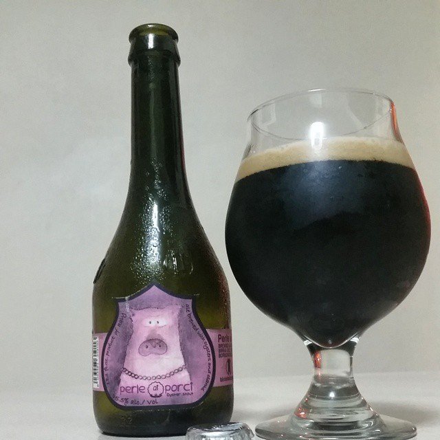 Perle ai Porci Oyster Stout vía @mitchellecintron en Instagram