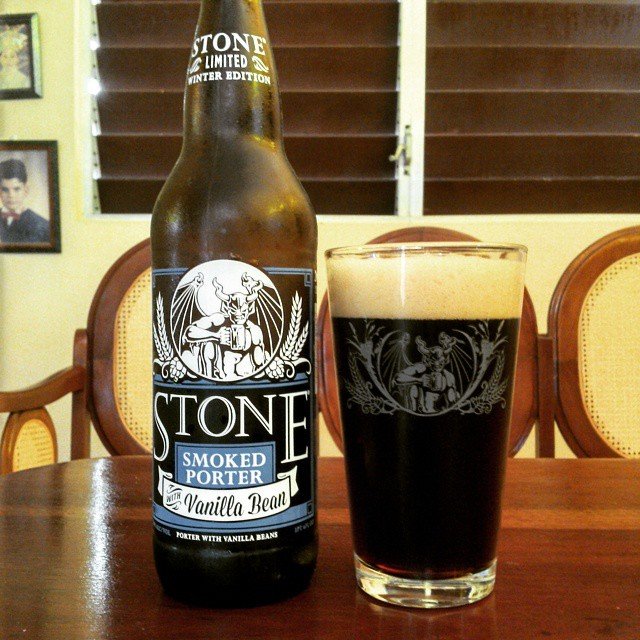 Stone Smoked Porter with Vanilla Beans vía @cracker8110 en Instagram