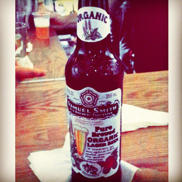 Samuel Smith Organic Lager vía @tereala en Instagram