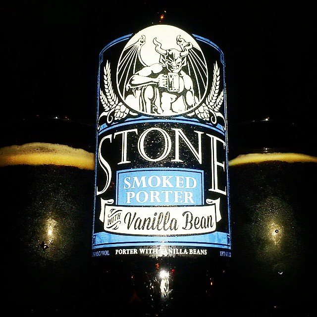 Stone Smoked Porter with Vanilla Bean vía @valdorm en Instagram
