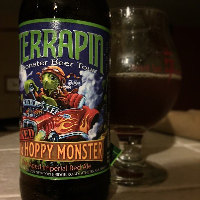 Terrapin Oaked Big Hoppy Monster vía @j_sanmurphy en Instagram