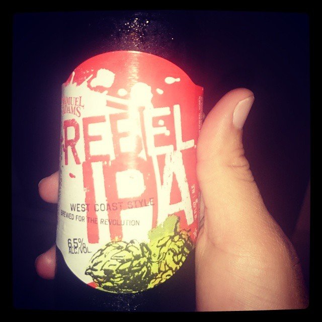 Samuel Adams Rebel IPA vía @adejesus80 en Instagram