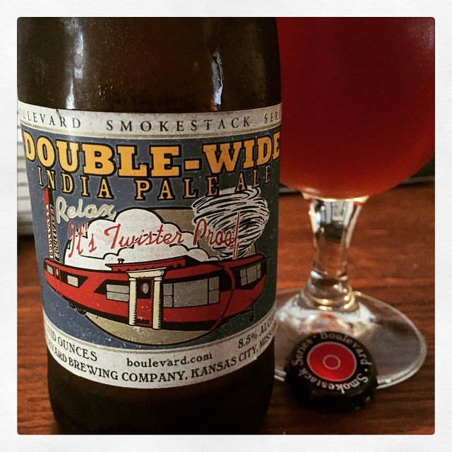 Boulevard Double Wide IPA vía @thecraftbeergal en Instagram