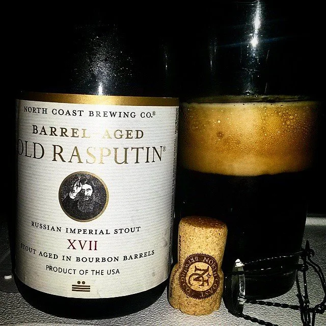 Old Rasputin añejada en barriles de borbón vía @valdorm en Instagram