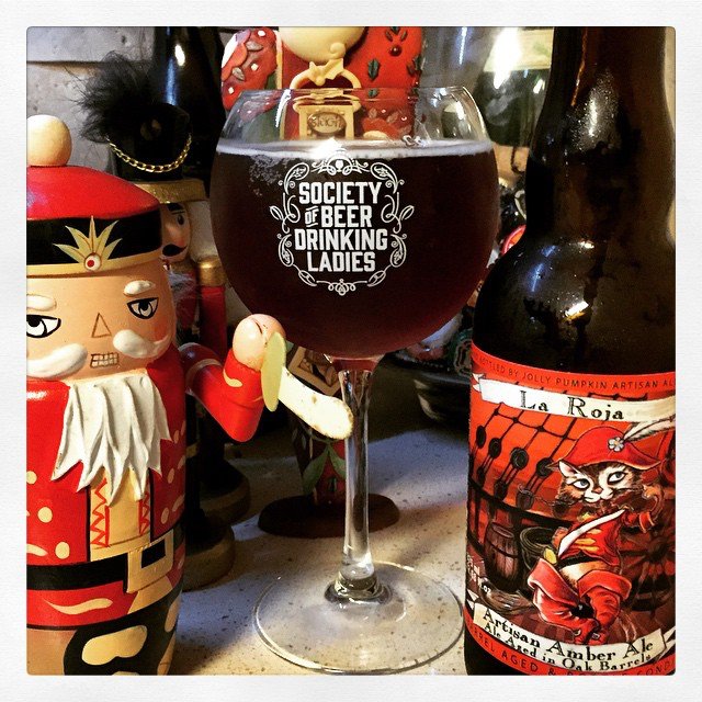 Jolly Pumpkin La Roja vía @thecraftbeergal en Instagram