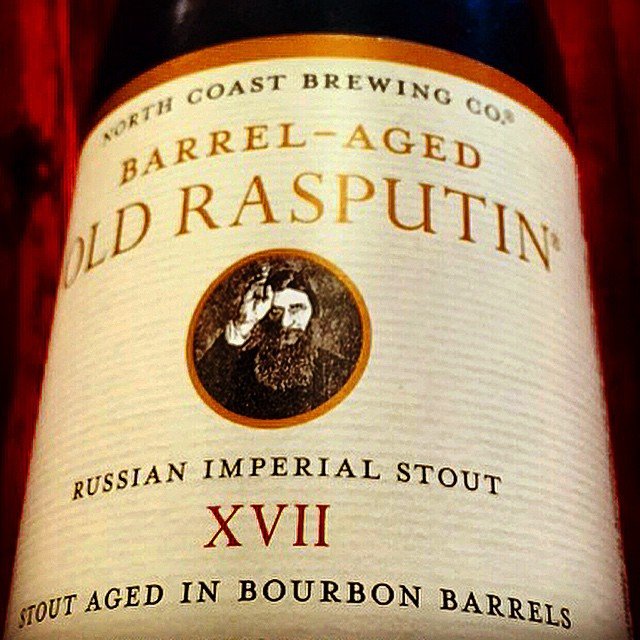 Old Rasputin Aged in Bourbon Barrels vía @shell65infanteria en Instagram
