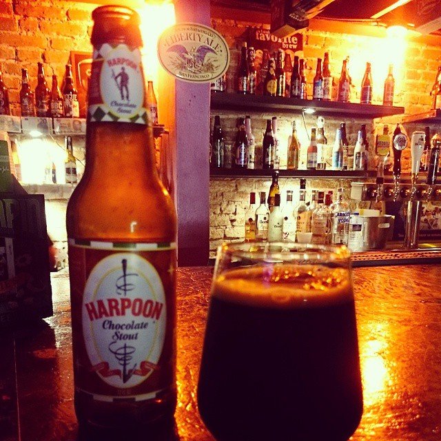 Harpoon Chocolate Stout vía @redres en Instagram