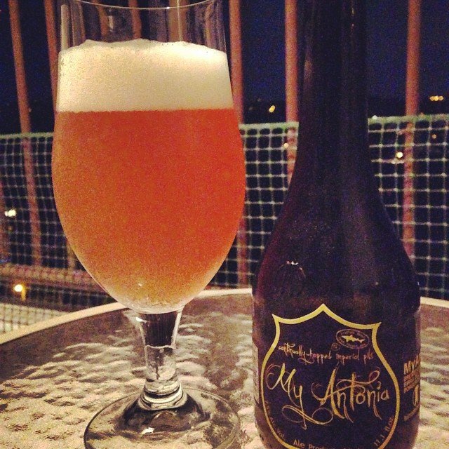 Birra del Borgo & Dogfish Head My Antonia vía @dehumanizer en Instagram