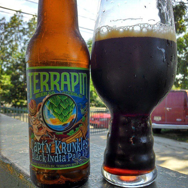 Terrapin Capt'n Krunkles Black IPA vía @cracker8110 en Instagram