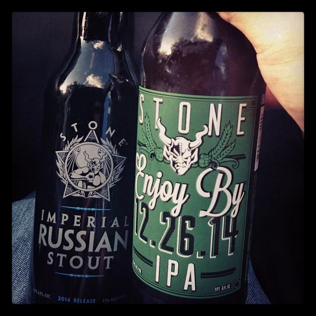Stone Imperial Russian Stout y Enjoy By 12.26.14 vía @adejesus80 en Instagram