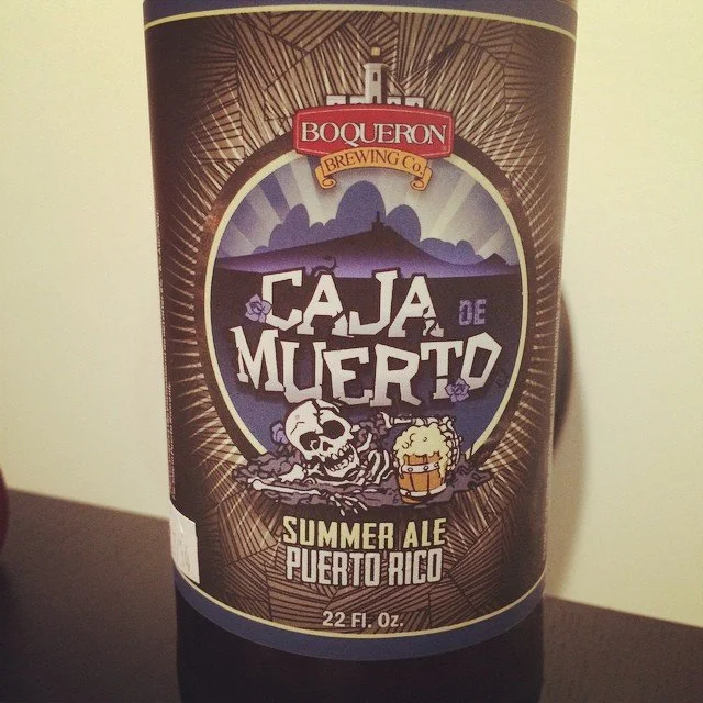 Caja de Muerto Summer Ale de Boquerón Brewing vía @msdedo en Instagram