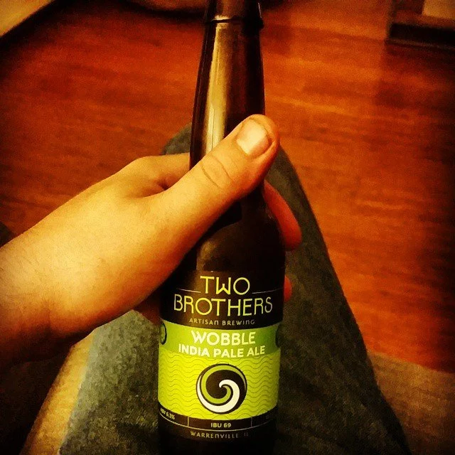Two Brothers Wobble IPA vía @craftbeerpro en Instagram