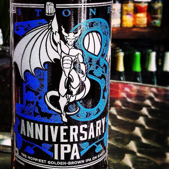 Stone 18 Anniversary IPA vía @shell65infanteria