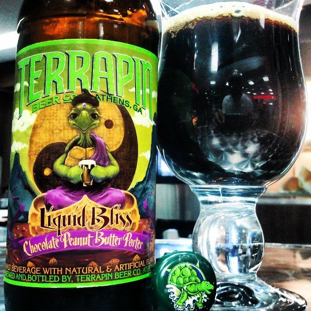Terrapin Liquid Bliss Chocolate Peanut Butter Porter vía @valdorm en Instagram