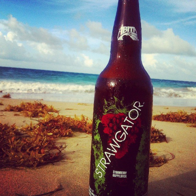 Abita Strawgator vía @lornajps en Instagram