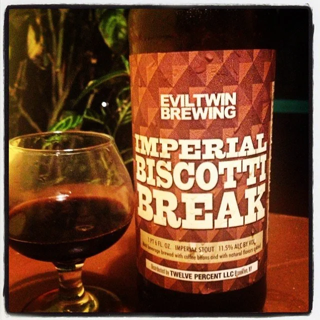 EvilTwin Imperial Biscotti Break vía @thecraftbeergal en Instagram