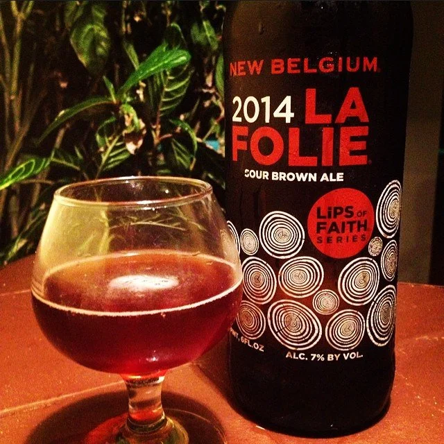New Blegium La Folie Sour Brown Ale vía @thecraftbeergal en Instagram