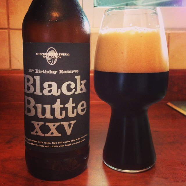 Deschustes Black Butte XXV Imperial Porter vía @ramonesbrew en Instagram